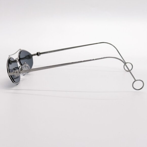 NEW FENDI FE40114U-Y 16C WOMEN SILVER CAT EYE SUNGLASSES FENDI WITH CHAIN - Picture 7 of 14